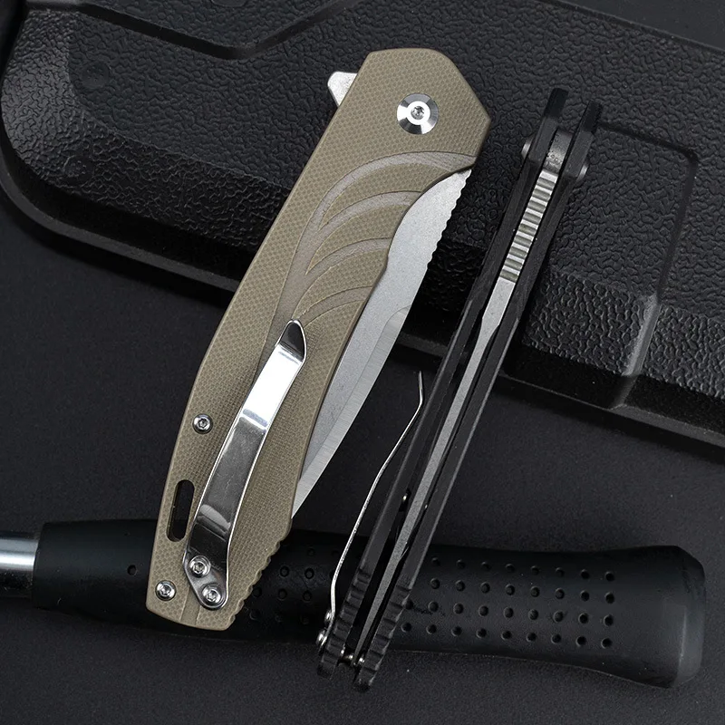 Складной нож FREETIGER FT706 D2 Клинок G10 тактические походные ножи для повседневного