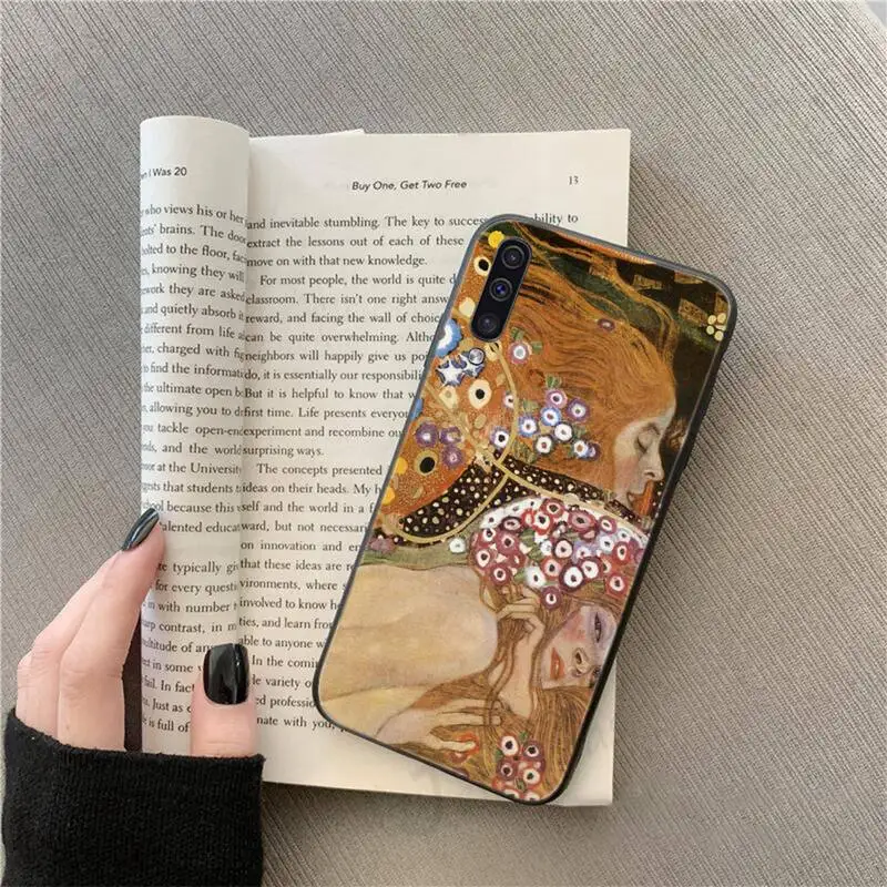 

Kiss By Gustav Klimt Phone Case For Samsung galaxy S 9 10 20 A 10 21 30 31 40 50 51 71 s note 20 j 4 2018 plus