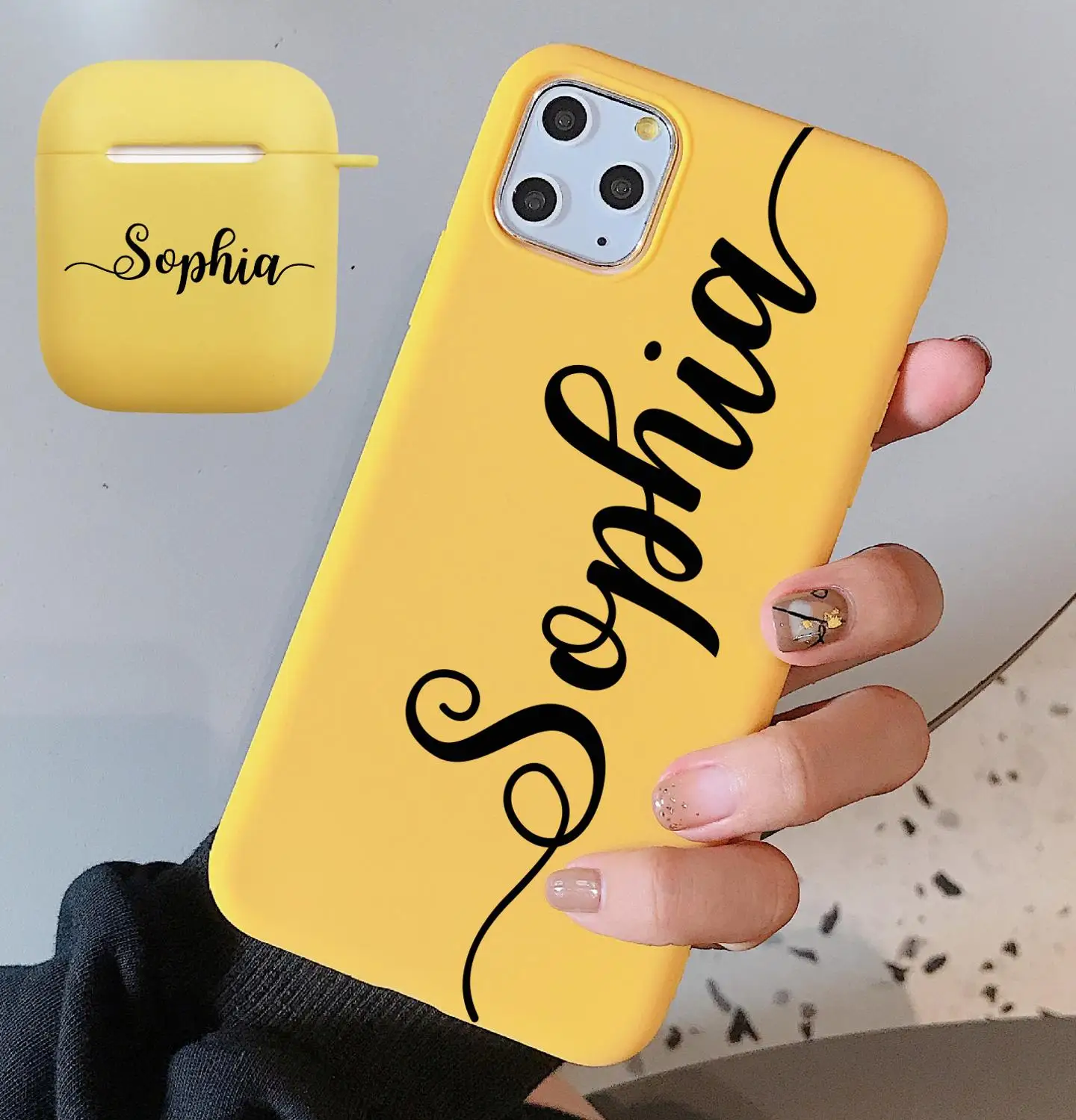 Персонализированный Чехол для телефона с именем iPhone 11 12 Pro Max Xs XR X se 6 7 8 Plus 2020 чехол