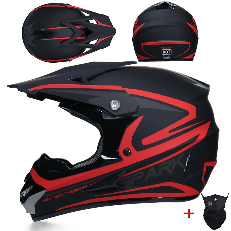 Moto rcycle шлемы moto cross Racing Шлем внедорожный мото rbike Полный лицевой Мото Кросс шлем DOT - Цвет: 3