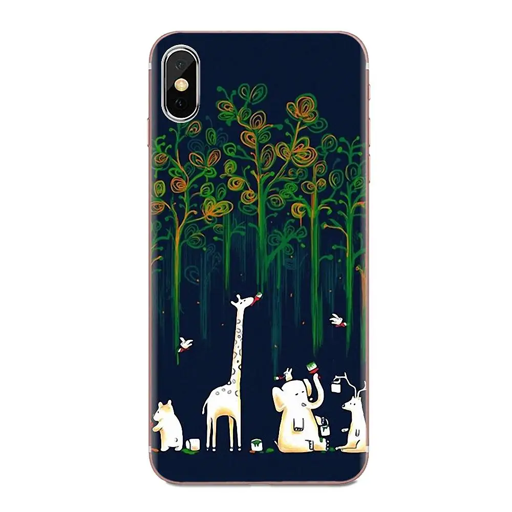 Модные чехлы для huawei Honor 4C 5A 5C 5X6 6A 6X7 7A 7C 7X8 8C 8S 9 10 10i 20 20i Lite Pro Чехол с милой лесных