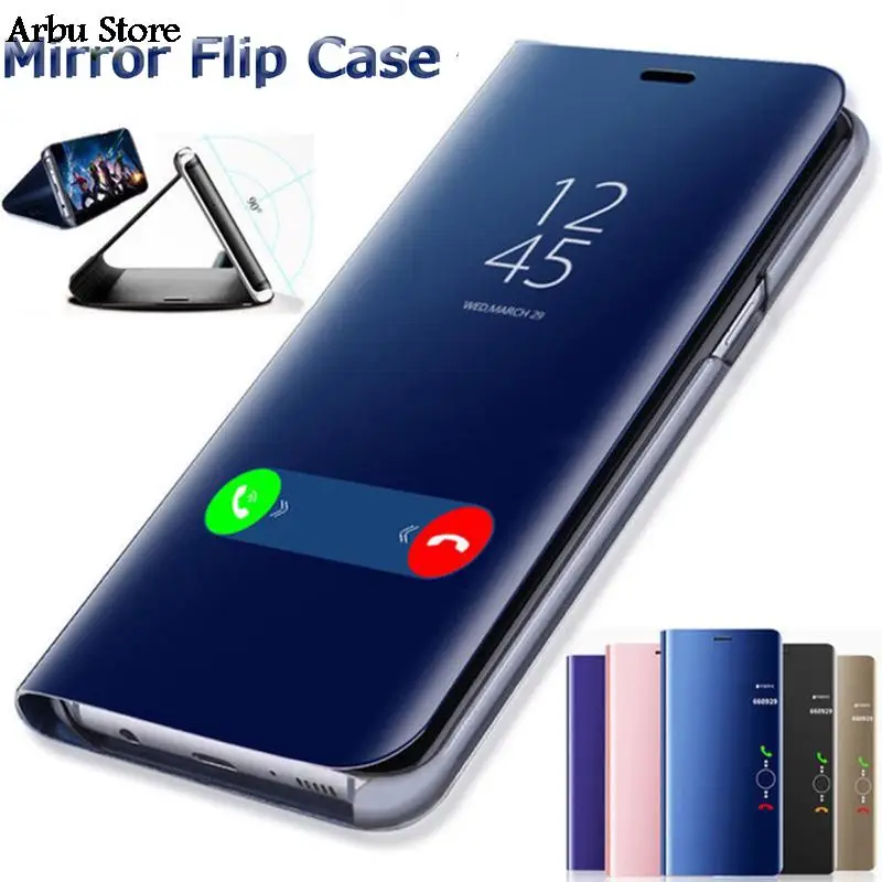 Чехол realme6 pro умный зеркальный флип-чехол для oppo realme 6 чехол realmi realmy real me 6pro