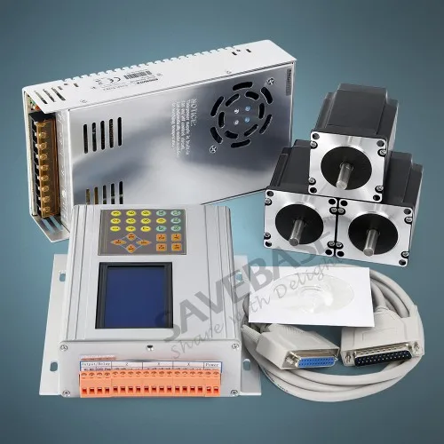 3-осевой TB6600 контроллер HB Nema24 417oz-in двигатель 24В блок питания для комплекта ЧПУ |