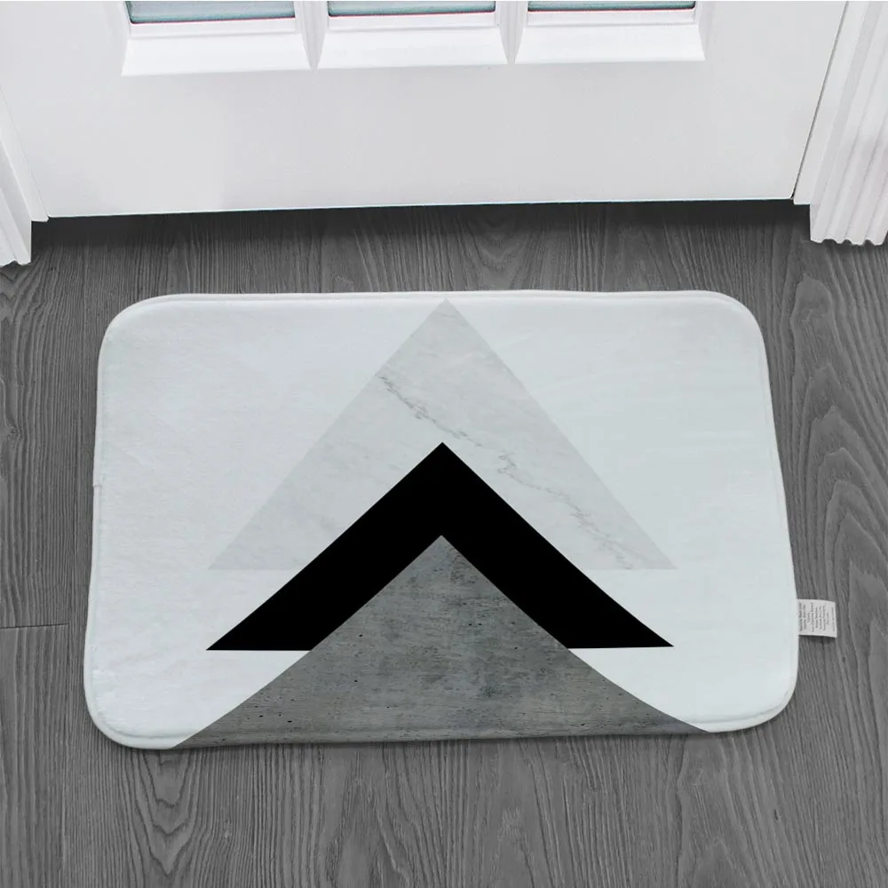 Нескользящий кухонный коврик с геометрическим принтом нескользящий современный