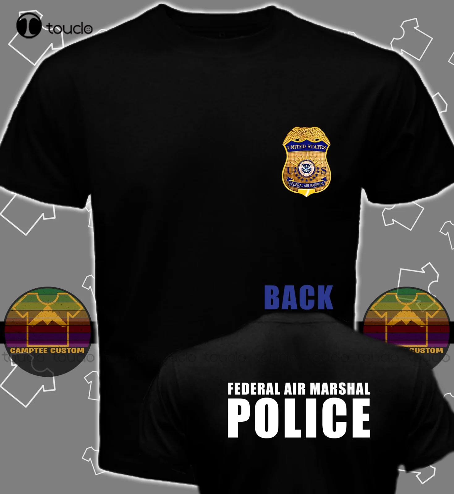 New New Federal Air Marshal Us Police Military Special Force Retired T Shirt Tee Shirt