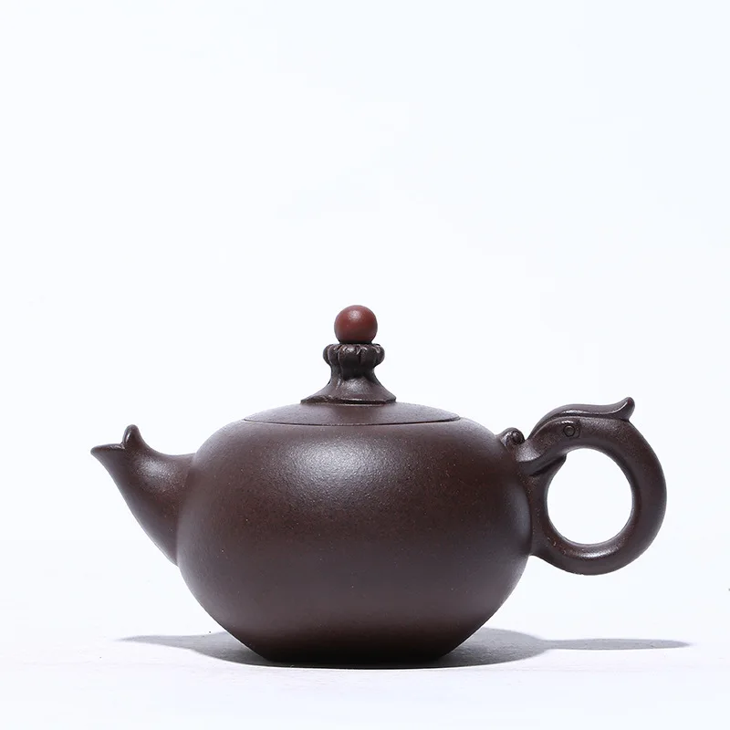 

Yixing Raw Ore Purple Ink For Imprinting Of Seals Good Luck Pledge Dark-red Enameled Pottery Teapot Kungfu Online Teapot Tea Set