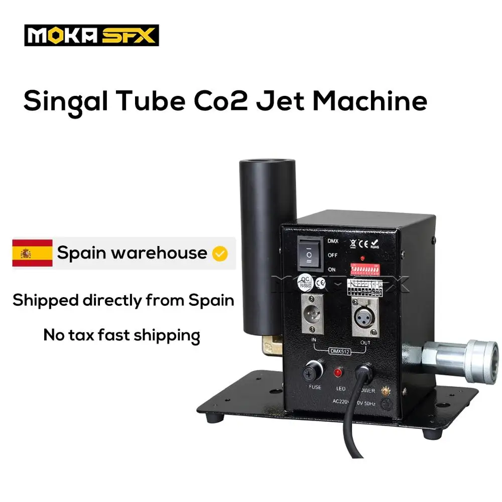 Сценические эффекты Cryo Jets Однотрубная пушка для клубов распылитель 10 м DMX Co2