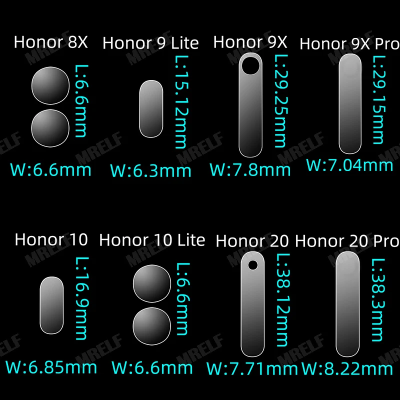Закаленное стекло для Huawei Honor 20 Pro 10 Lite Защитная безопасность на объектив камеры 9