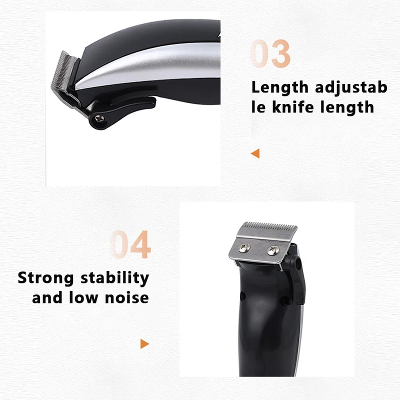 

Brand Hair Clipper Trimmer professionalMains Trimmer Shaver Cutter Hair Cutter For Men Adjustable Haircut Styling Tool hot