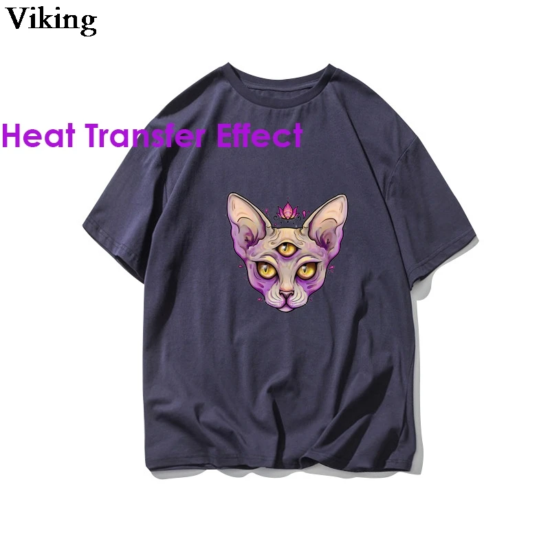 

Cool Cat Heat Transfer Patches For Clothing Iron-On Transfers Vynil Heat Press Sticker for Kids Thermal Patches Diy Patch G0230