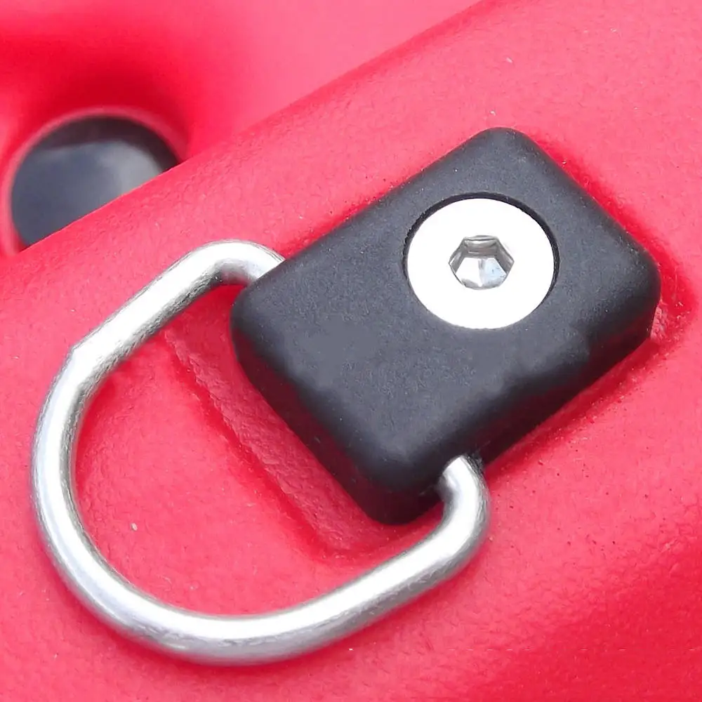 

10pcs Kayak Marine Water Sports Rigging Loop Buckle Canoe Pivoting D Ring Sailing Fishing Small Modern Camping Accessories