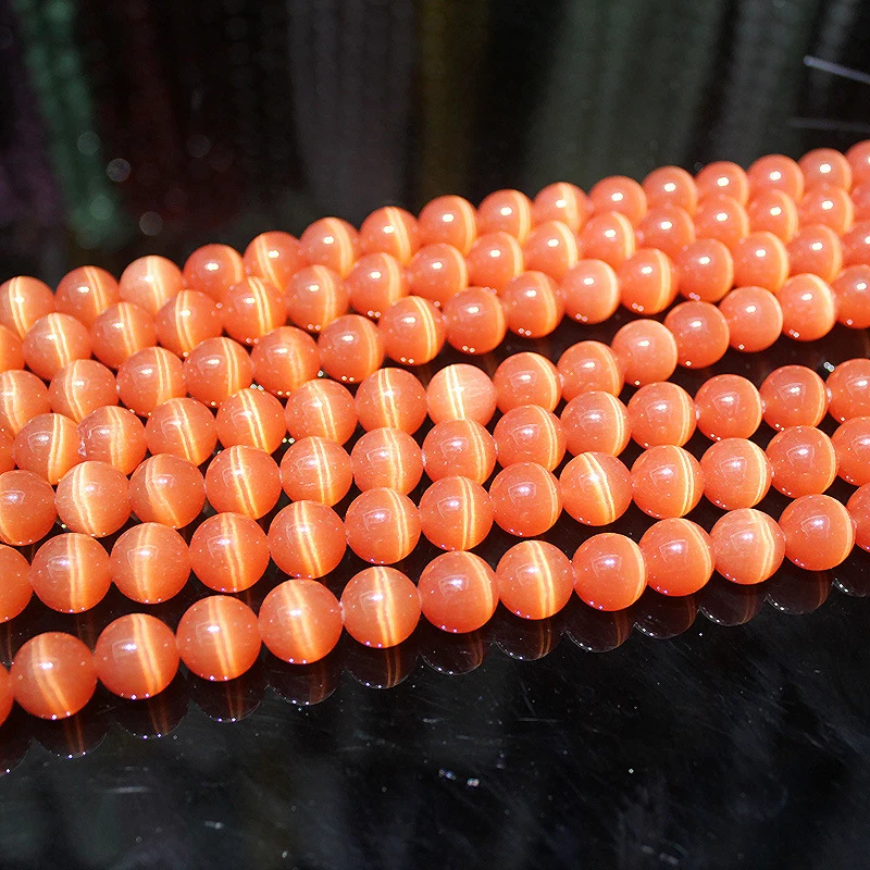 

Wholesale 35 PCS Natural Stone Green Tiger Eye Round Beads 4/6/8/10mm Bead Jewelry Cat Eye Stone Necklace Bracelet Accessories