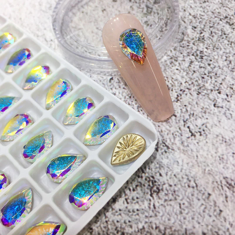 Каменные Стразы для ногтей Swarovsky детали наклейка из хрустального камня стразы с