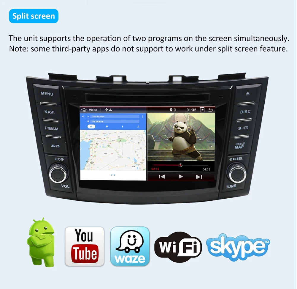4 Гб+ 64 ГБ Android 9,0 2 DIN Автомобильный gps для Suzuki Swift 2011- dvd-плеер стерео аудио Wifi BT 4,0 Система рулевого колеса PX6