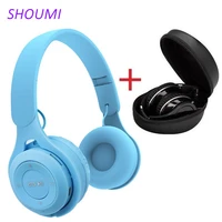 bluetooth headphone wireless headsets earbuds with mic headset bag tf card for phone music foldable gaming earphone kids gifts 1
