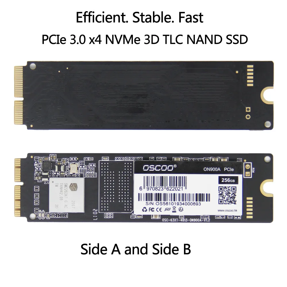 Новый твердотельный накопитель 256 ГБ 512 SSD для 2014 2017 Macbook Air A1465 A1466 Pro Retina A1502 A1398 1 ТБ