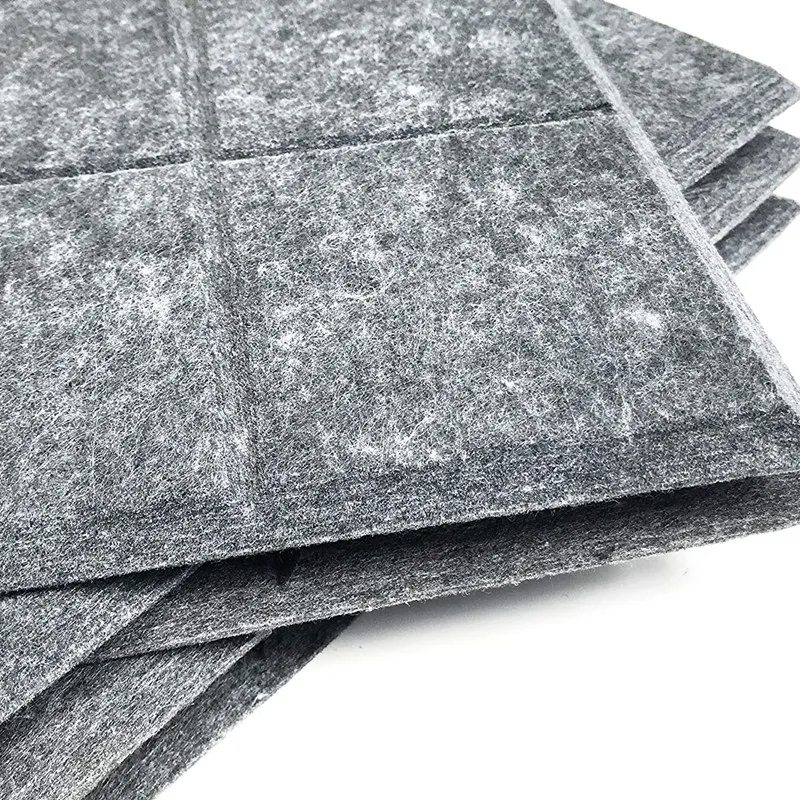 

12Pcs Absorption Panel 12 x 12 x 0.4 Inch Acoustic Soundproof Insulation Panel Beveled Edge Tiles for Acoustic Treatment