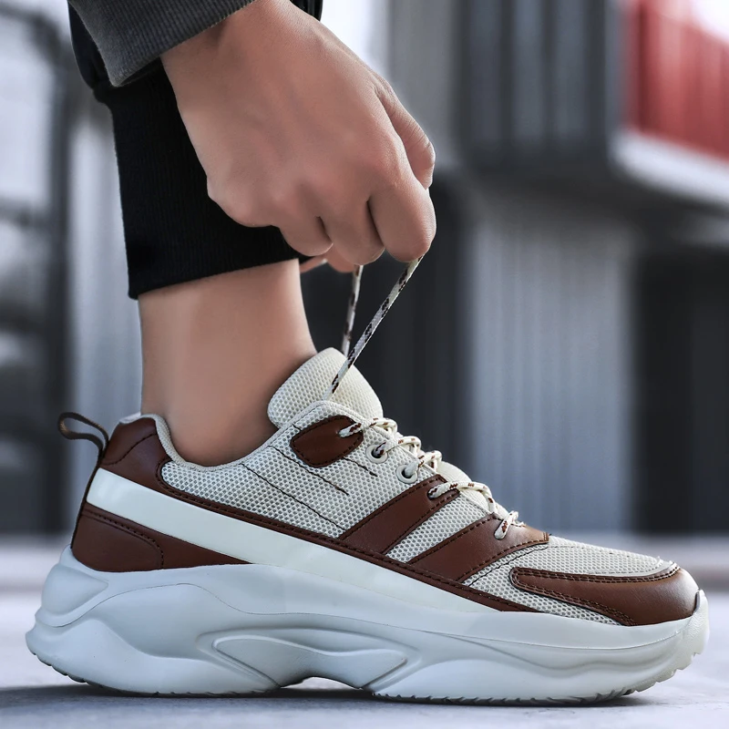 

Zapatos Informales De Hombre Casual Shoes Men Mens Sports Men's Athletic White Leisure Solid Fashion Knitting Sneakers For