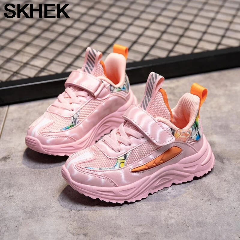 

SKHEK Kids Running Shoes Boys Basket Sneakers Breathable Summer Outdoor Sport Trainers Shoes Children Walking Shoes For Girls