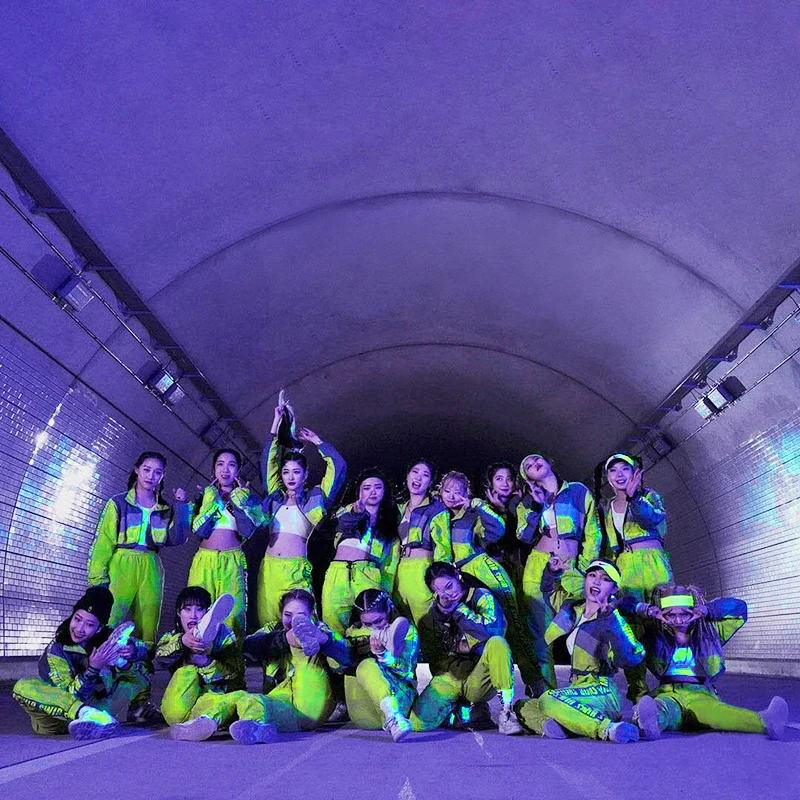 Набор для джазового танца корейский костюм DS выступлений годовых встреч девочек