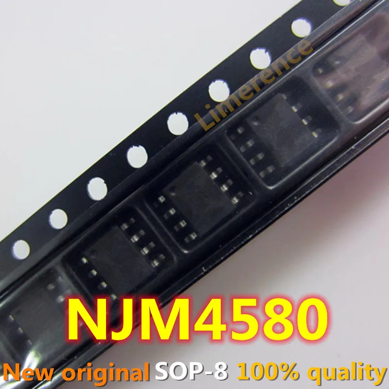 10 шт./партия NJM4580M NJM4580 4580 SOP-8 IC dual op amp бесшумный аудио усилитель IC чип новый оригинальный