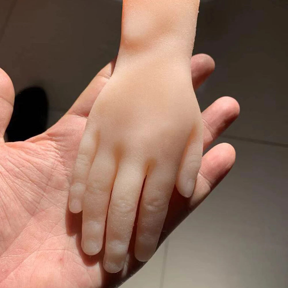 Миниатюрные реалистичные детские силиконовые кольца манекены размером 5 дюйма 1