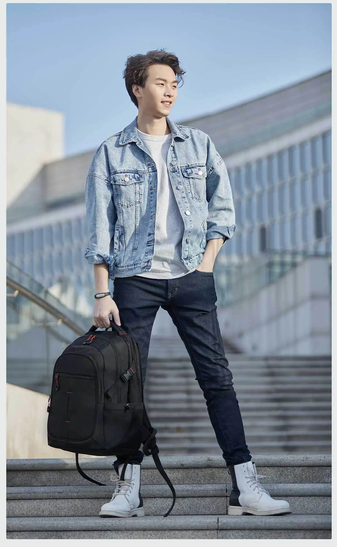 Xiaomi UREVO 25L Многофункциональный рюкзак 4 уровня Водонепроницаемый несколько отсек для хранения рюкзак для путешествий работы