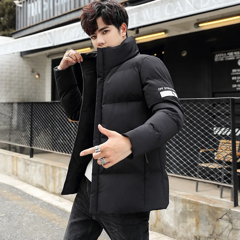 Long sleeve Stand Collar Zipper Casual New Waterproof Windproof Jackets Mens