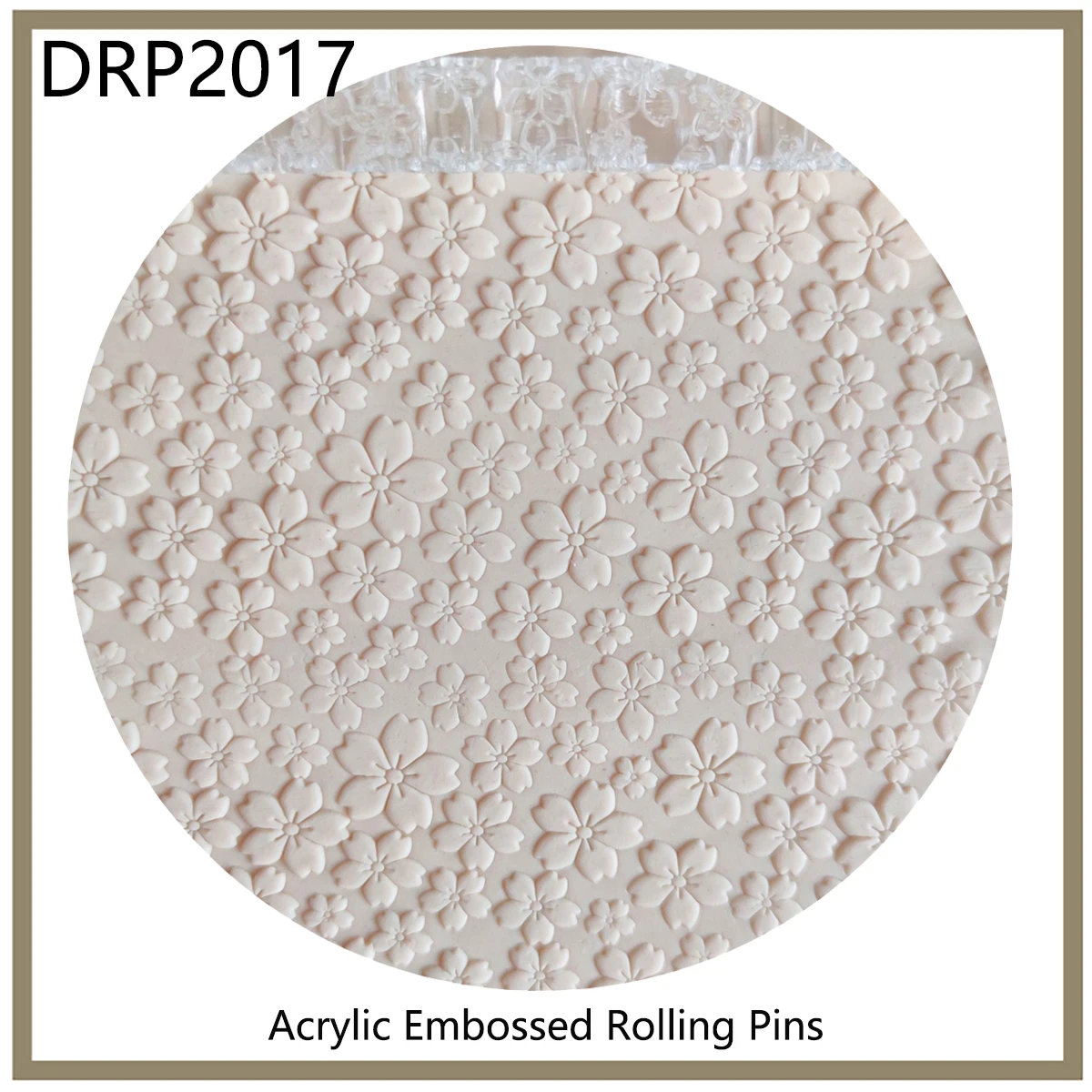Kitchen Accessories Bakery Dough Tools Fondant Decoration Acrylic Embossed 3D Rolling Pin With Pattern | Дом и сад