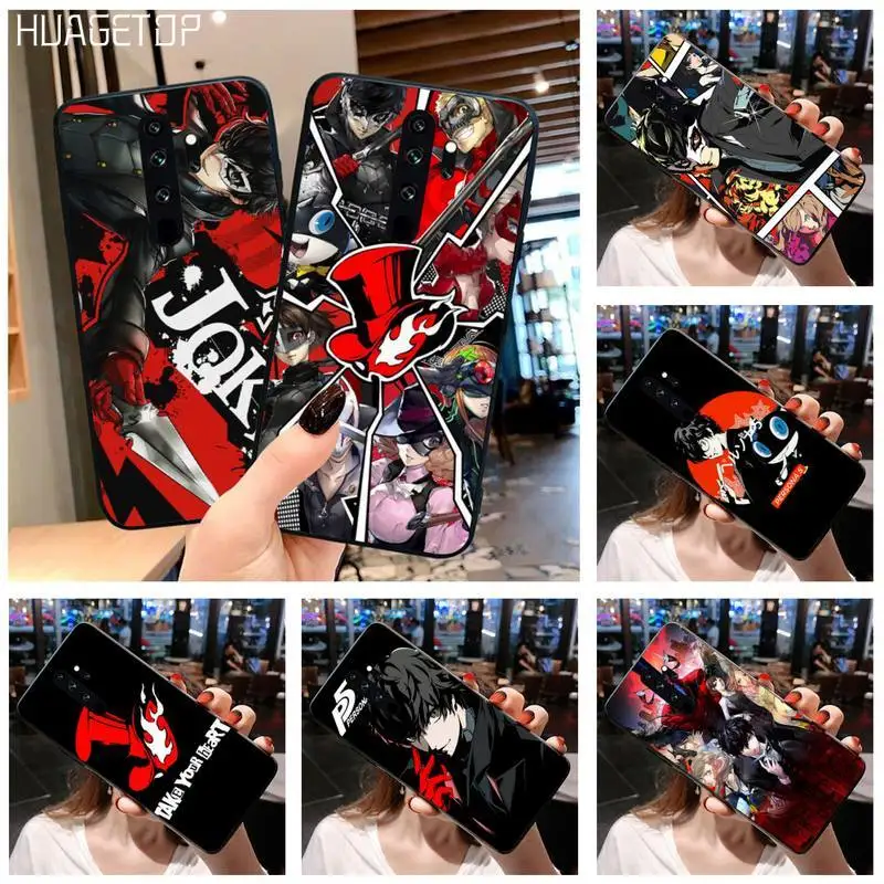 

HUAGETOP Persona 5 Take Your Heart Soft Phone Cover for Redmi Note 9 8 8T 8A 7 6 6A Go Pro Max Redmi 9 K20 K30