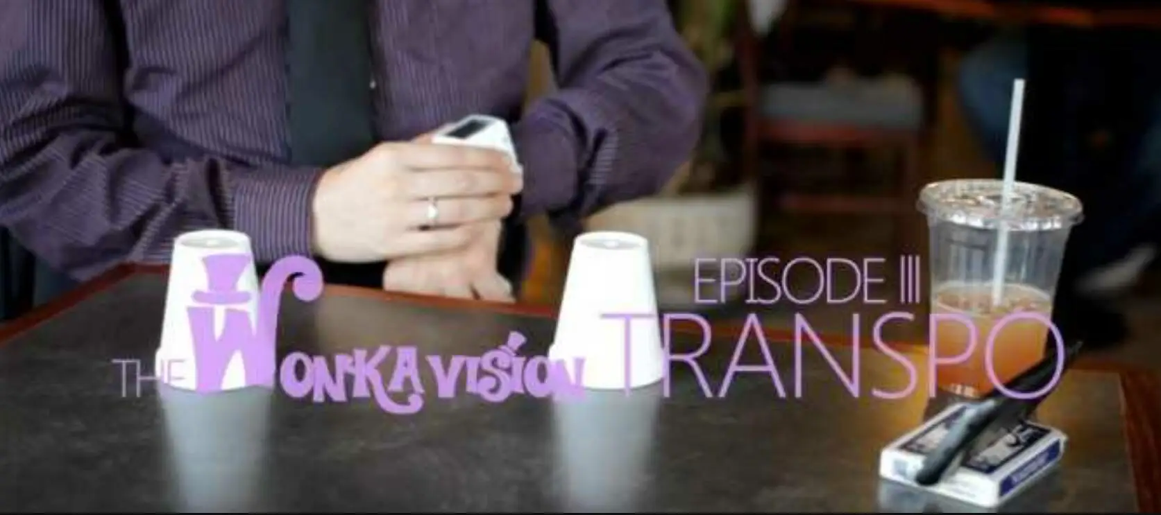

The Wonka Vision Transpo by Chris Brown , magic tricks (no props)