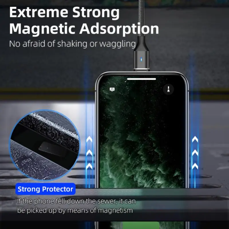 Магнитный кабель передачи данных PD60W четырехв-1 для мобильного телефона