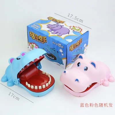 TOY010-Random Color Веселые игрушки для детей, кусающий палец, крокодил, собака, Акула, бегемот, аккуратный, для всего человека, для родителей, детская игра, реквизит, Детские хитрые игрушки 5-14 лет - Цвет: TOY010-Random Color