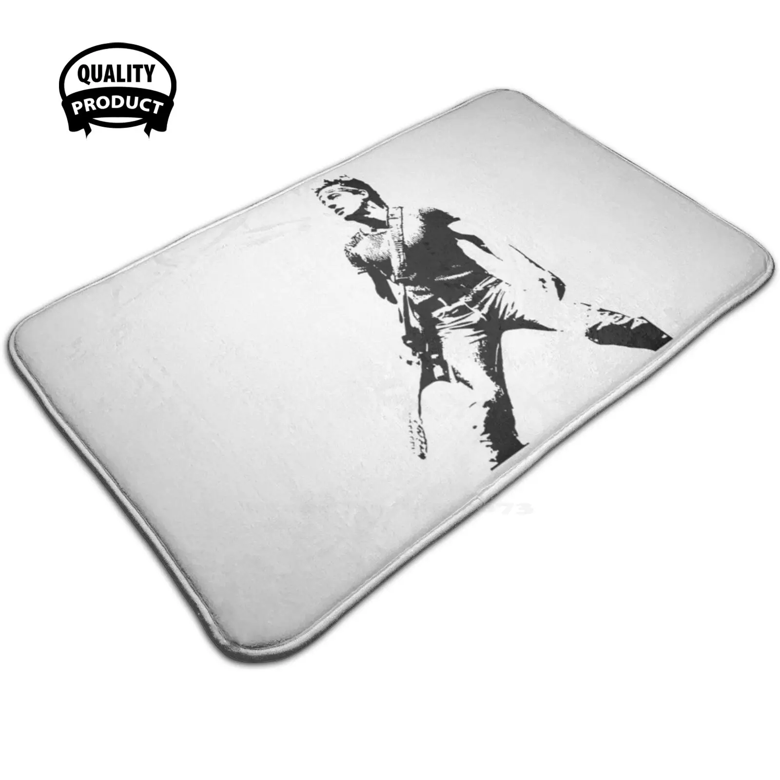 N 3D мягкий нескользящий коврик ковер для ног Springsteen Брюс музыка лирика художник и