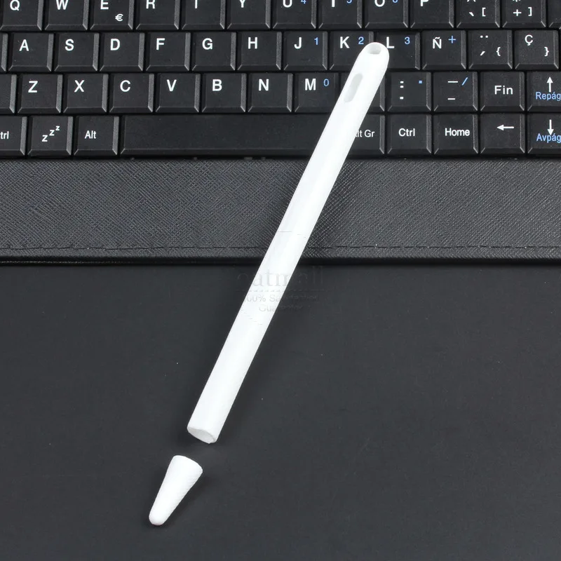 Новинка для Apple Pencil 2 Чехол Мягкая силиконовая ручка-стилус для планшета держатель для iPad Pencil 2-го поколения крышка Насадка На глушитель сумка сумки - Цвета: White