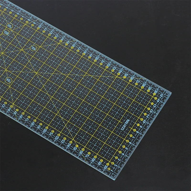 Профессиональный инструмент портного прямоугольной прозрачной акриловой