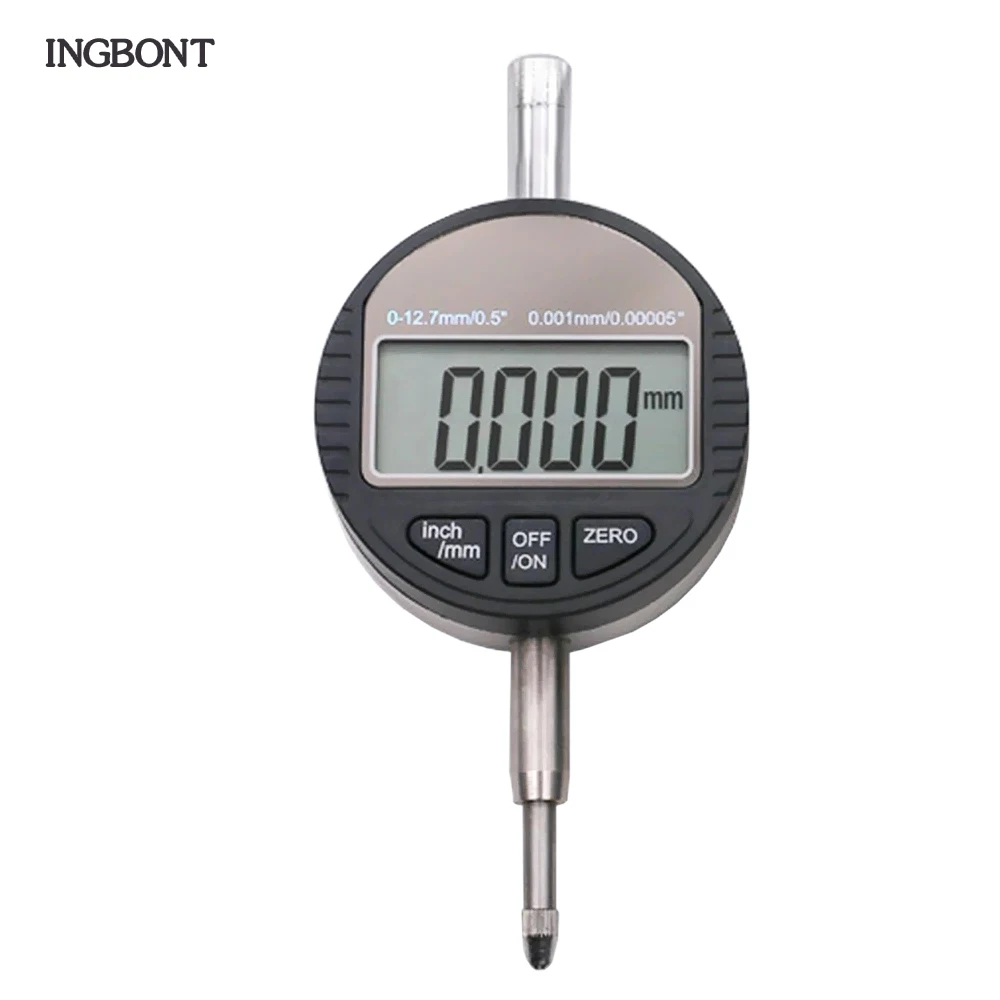 

INGBONT 0-12,7 мм/0,5 "цифровой циферблатный индикатор диапазон датчика 0,01 мм 0,0005" Rercision измерительные инструменты измерительный прибор