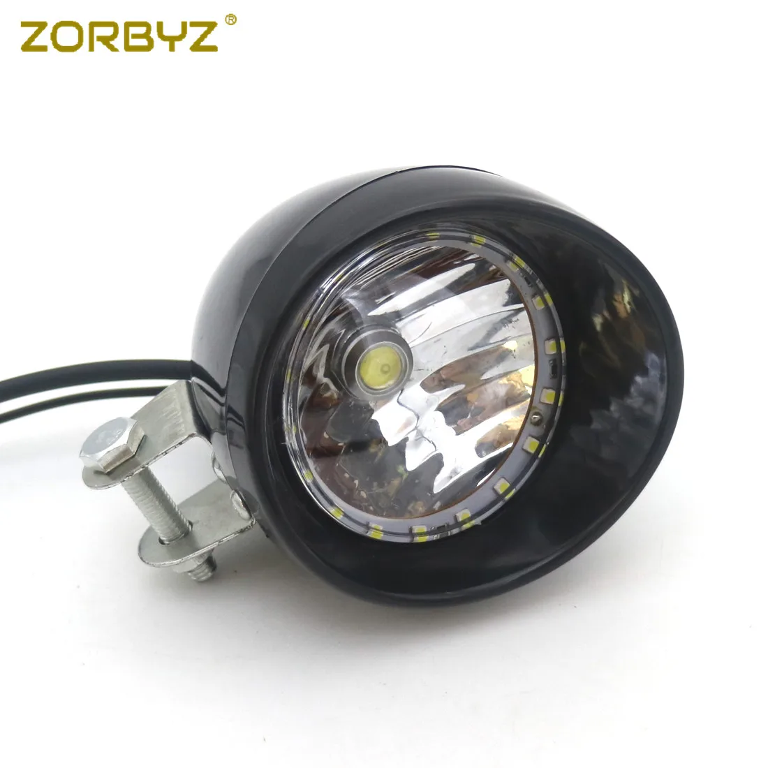 ZORBYZ мотоциклетный Хромированный Светодиодный точечный светильник светлые