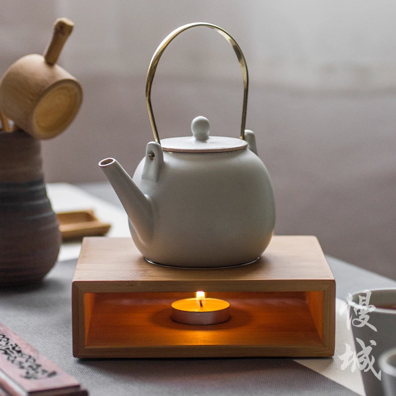 Японский антикварный теплый чайный сервиз маленький керамический набор кунг фу