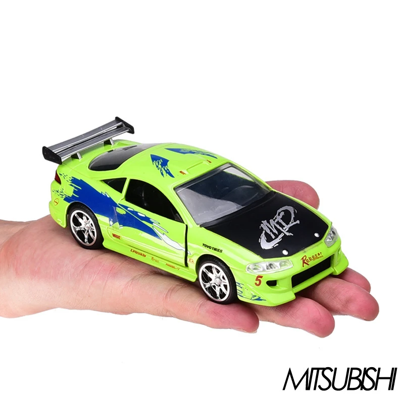 Jada 1:32 скорость и страсть Mitsubishi Eolipse модель автомобиля из сплава металлическая