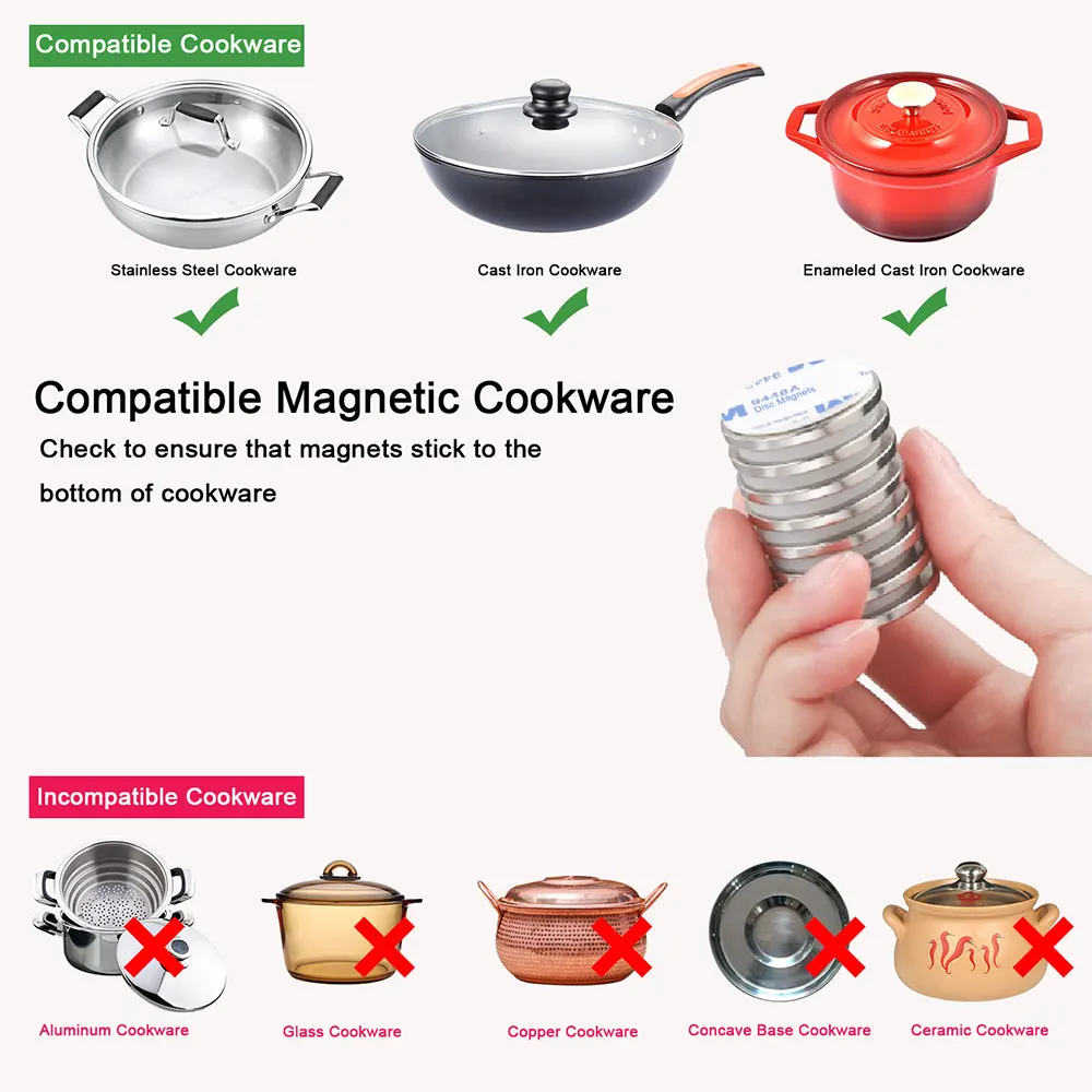 

Easepot Electric 1800W Induction Cooker Touch Sensor Induction Cooktop with Safe System, Single Countertop Burner Timer Heater