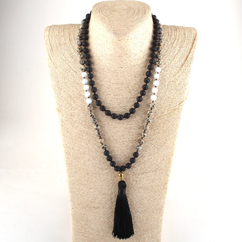 MD модные ювелирные изделия для йоги 8 мм 108 шт бисерные полудрагоценные камни с