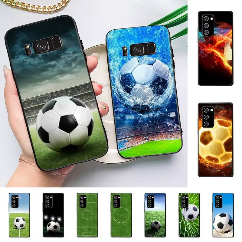 

Football Soccer Phone Case for Samsung Note 5 7 8 9 10 20 pro plus lite ultra A21 12 72