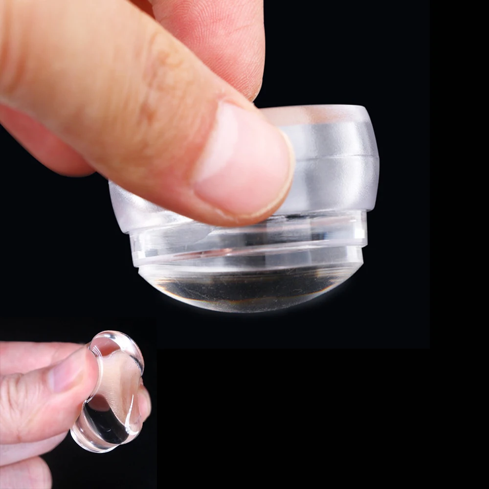 1 шт. прозрачные силиконовые французские ногти Stamper &amp скребок набор 3 5 см ручка