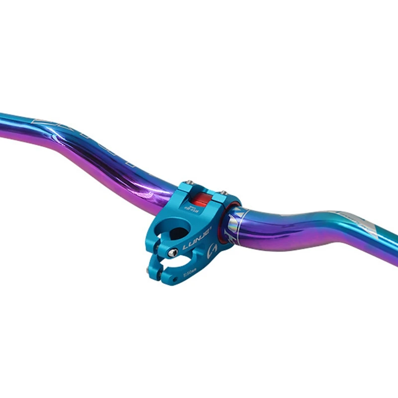 

LUNJE Mountain Bike Handlebars Long Handlebar 31.8mm 720mm Riser Bar Bicycle Handlebars