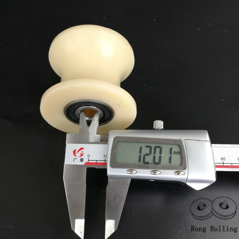 Скользящий рифленый нейлоновый ролик диаметром 60 мм толщиной 48 U образный паз 50