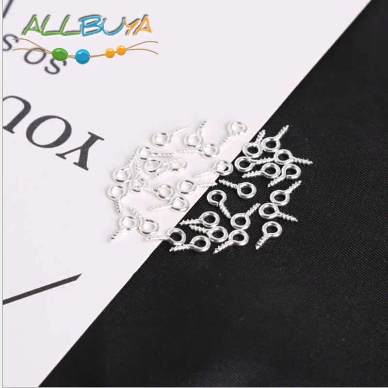 Маленькие маленькие шпильки для овечьих глаз 200 шт. шнеки с резьбовыми золотыми