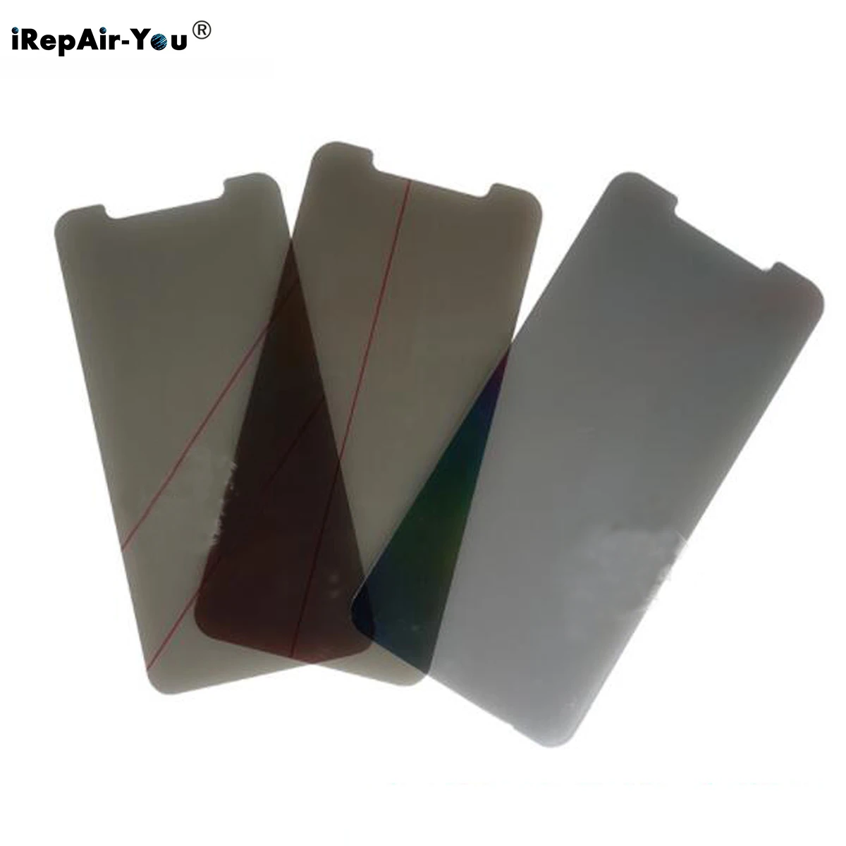 

10PCS Polarization Light Film for iPhone 12 mini 11 pro max Xs max X Xr 8 4 4s 5 5s 5c se 6 6s 7 plus LCD Polarizer Film