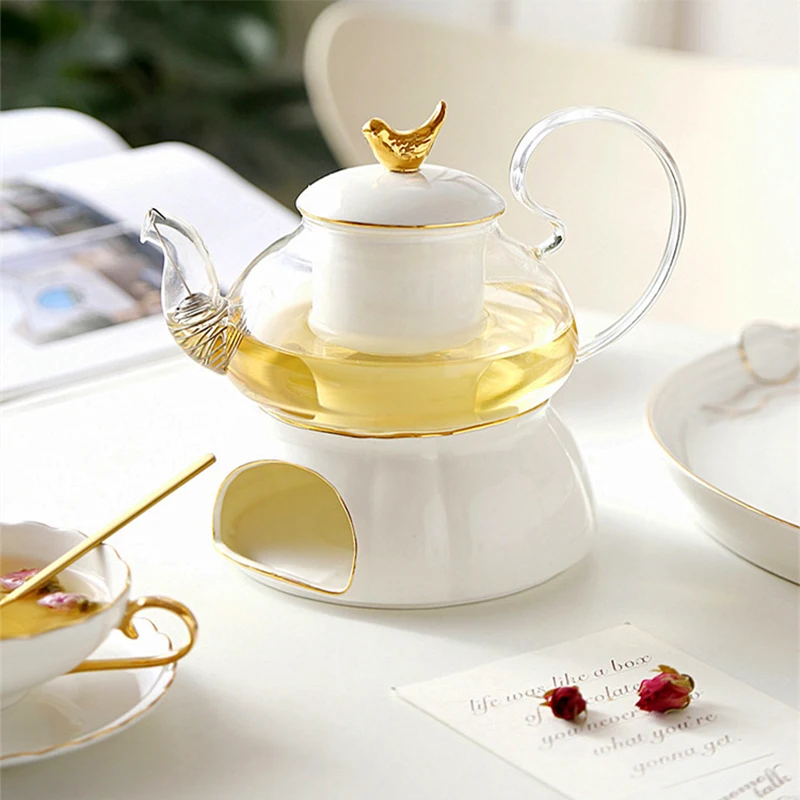 Японский птица Британский послеобеденный чай керамический стеклянный цветочный