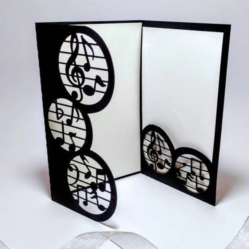 

Musical Note Metal Cutting Dies Stencil Scrapbooking DIY Album Stamp Paper Card Embossing Decoration Craft
